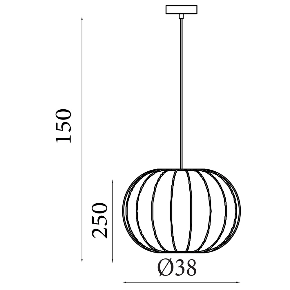Hanglamp Radiant Ø 38cm Searchlight 5053423300634