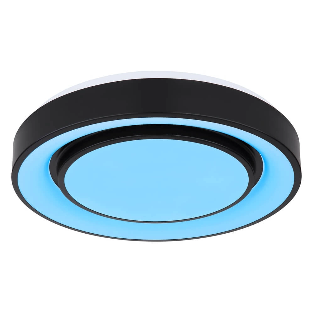 Plafonniere Sully zwart Ø 38cm Globo 9007371421954