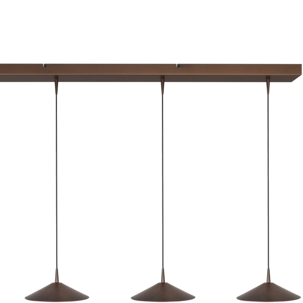 4-lichts hanglamp Ceppo cacao bruin Ø 22cm Masterlight 8718121358505