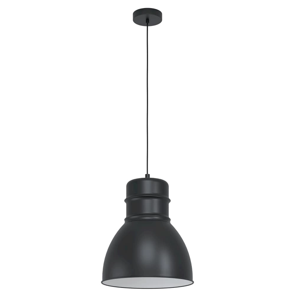 Zwarte hanglamp Ebury Ø 38cm