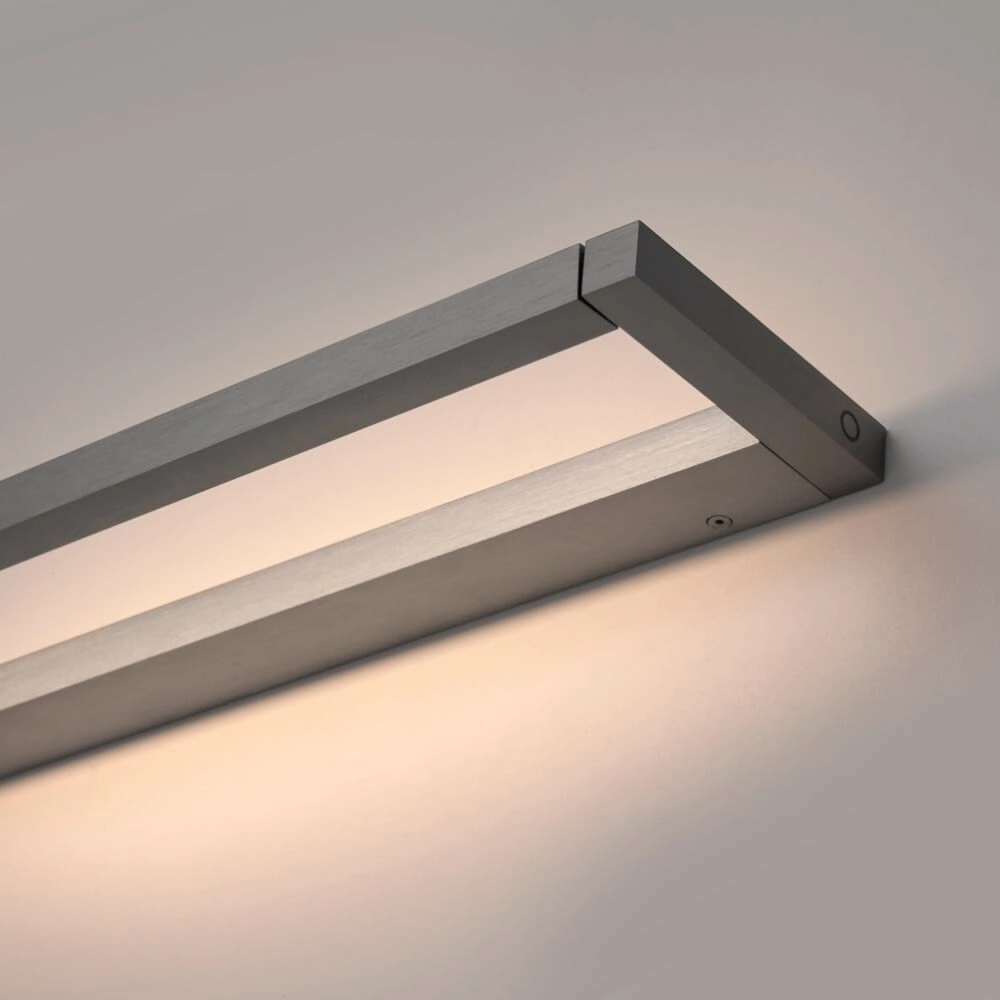 Strakke wandlamp Pure Puro grijs 50cm Paul Neuhaus 4012248384206