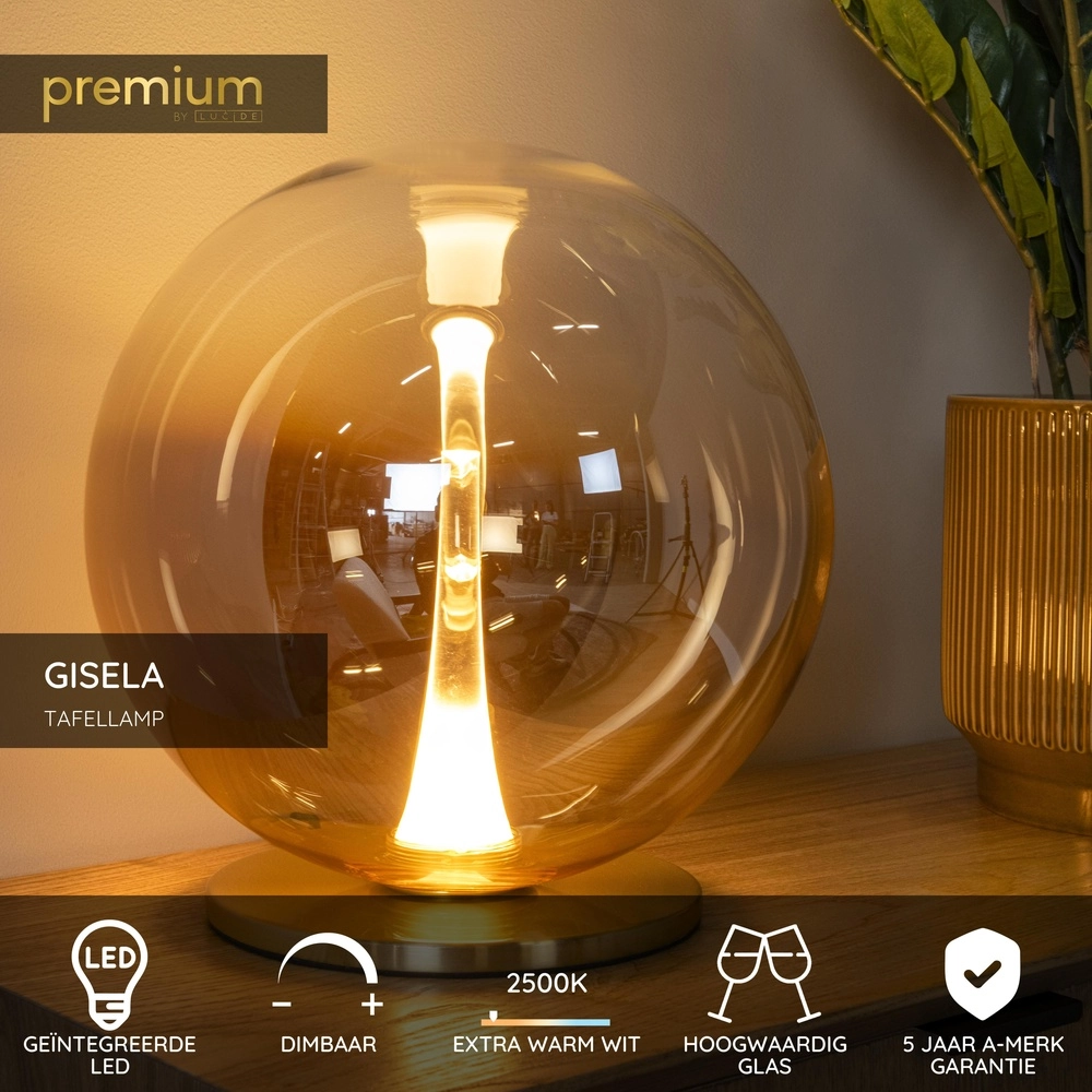 Design led tafellamp Gisela fading - 1x Ø 30cm Premium by Lucide 5411212135094
