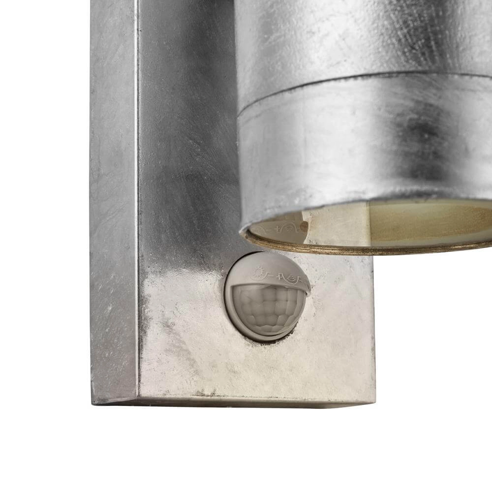 Up & downlighter Tin zink met sensor Nordlux 5704924023316