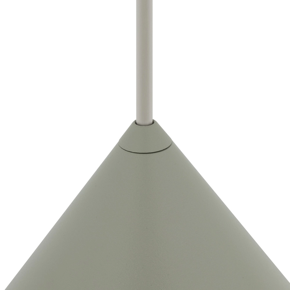 Design hanglamp Zenith saliegroen Ø 20,5cm Lyora 5903139114882