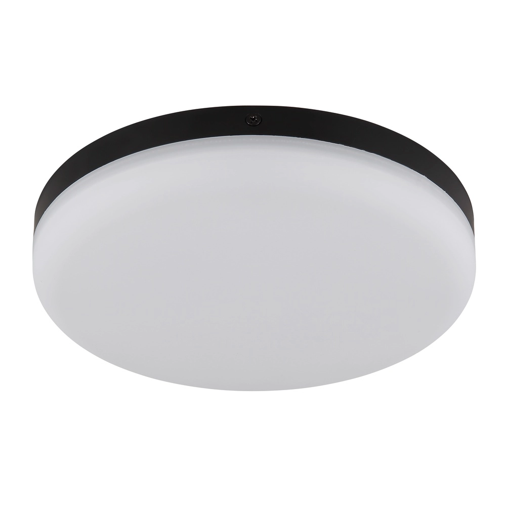 Plafonniere Matthew design zwart Ø 22cm Globo 9007371447947