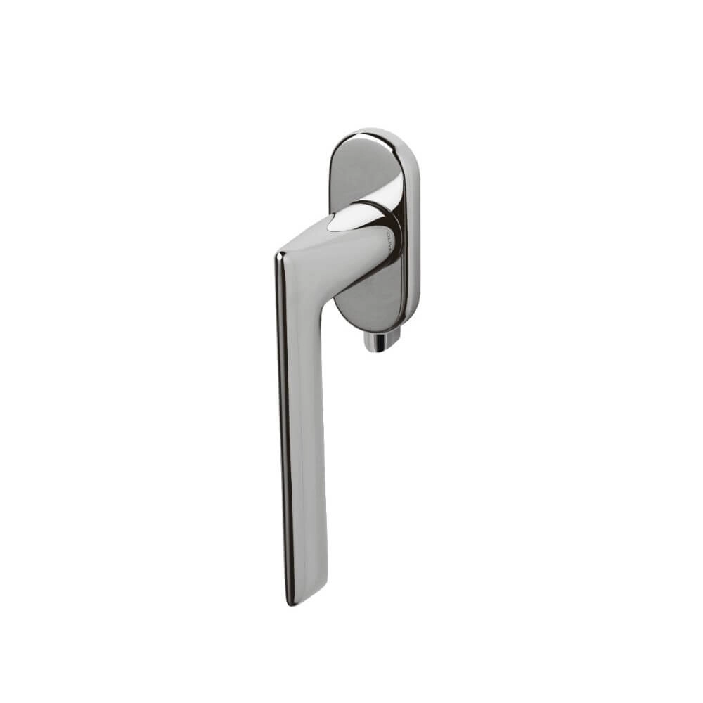Design raamkruk Tecno afsluitbaar chroom