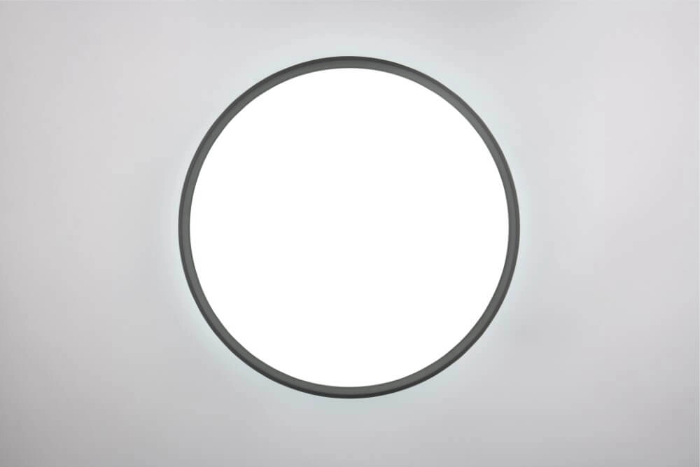 Zwarte plafonnière Spacy met afstandsbediening Trio 4017807612943