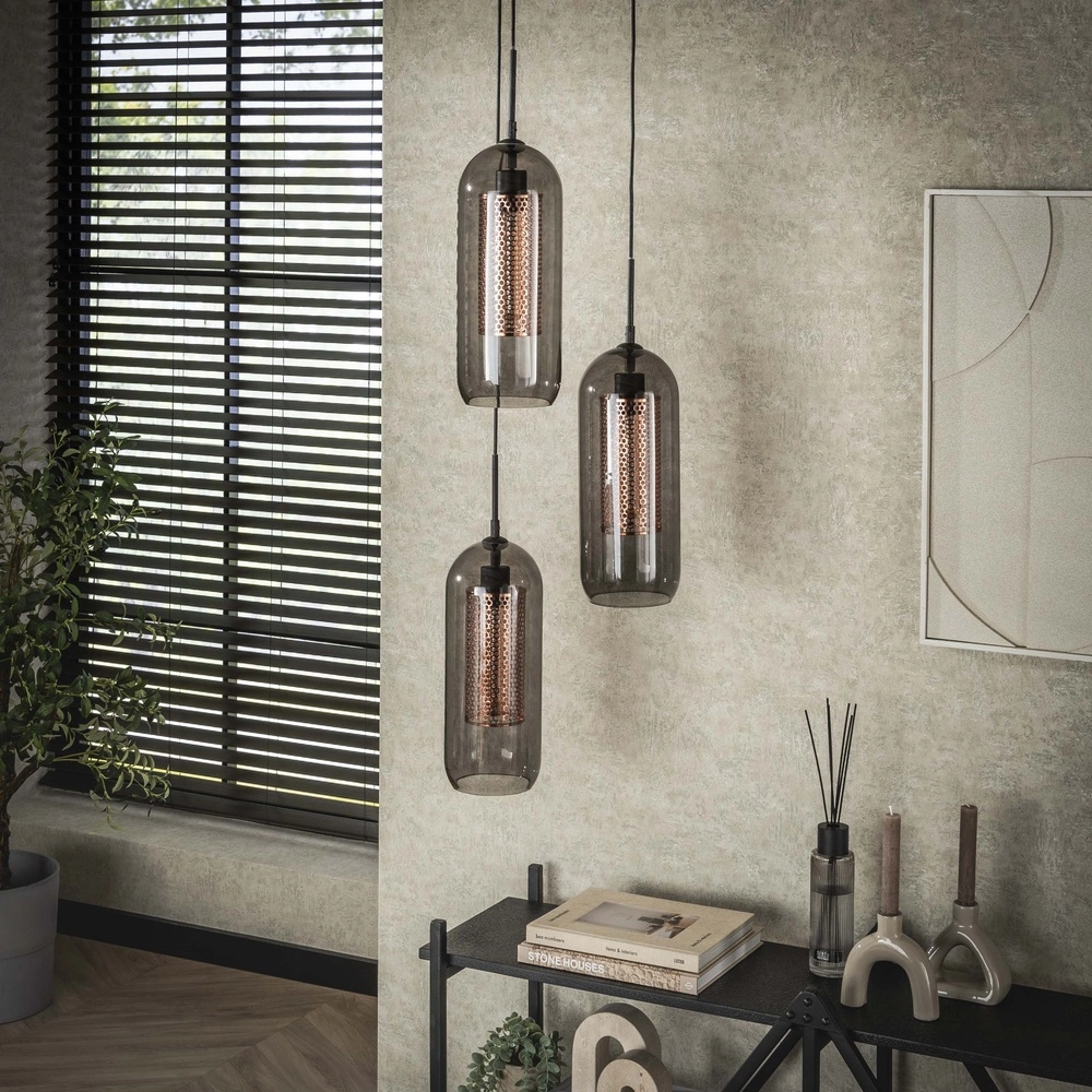 Salontafel hanglamp Smoke Ø 35cm Lyora 8716803512122