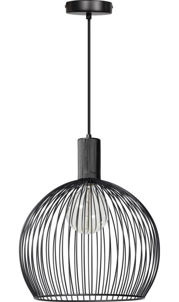 Zwarte hanglamp Wire Ø 40cm ETH 8719075184509