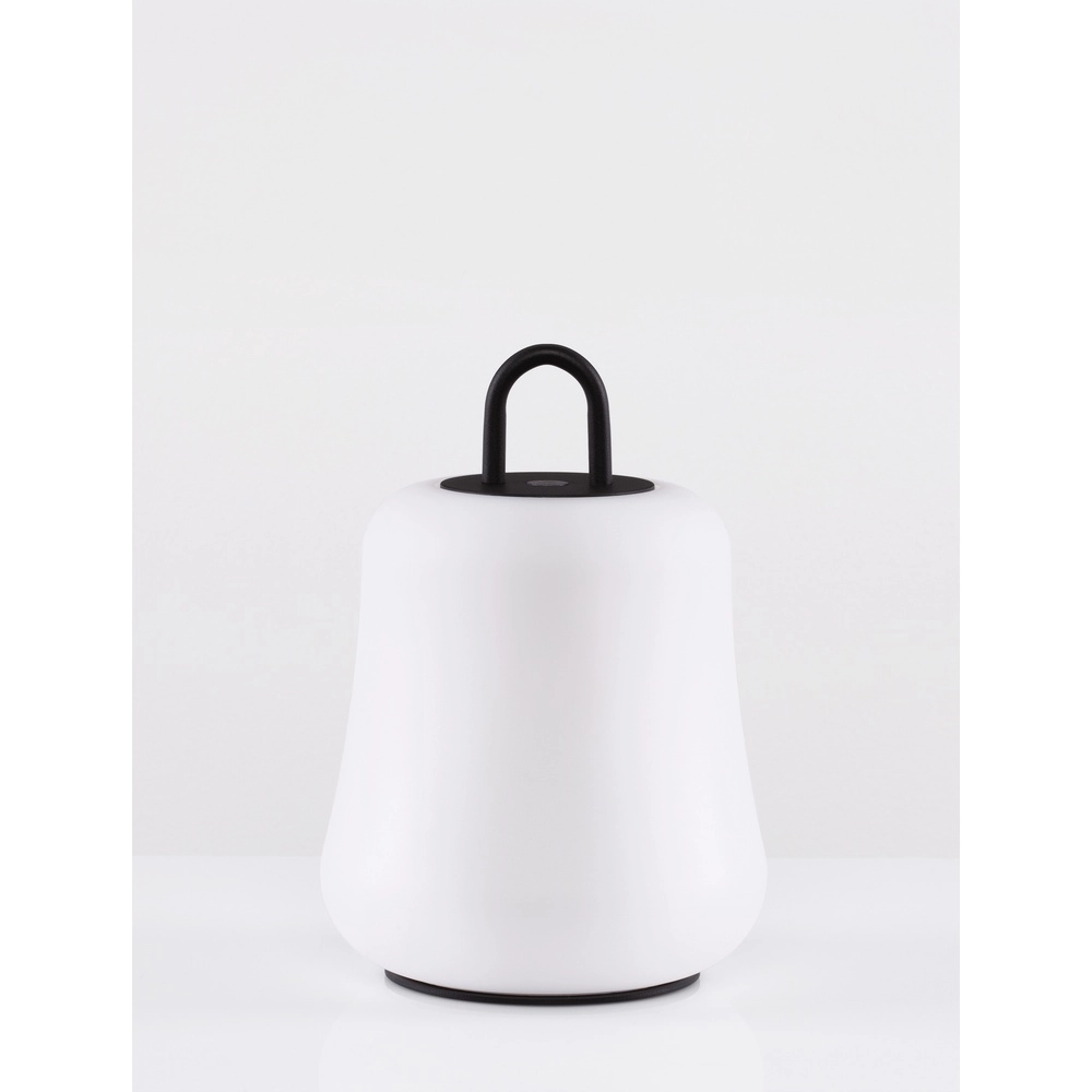 Tafellamp Jigra oplaadbaar antraciet met wit Lyora 5212017434883