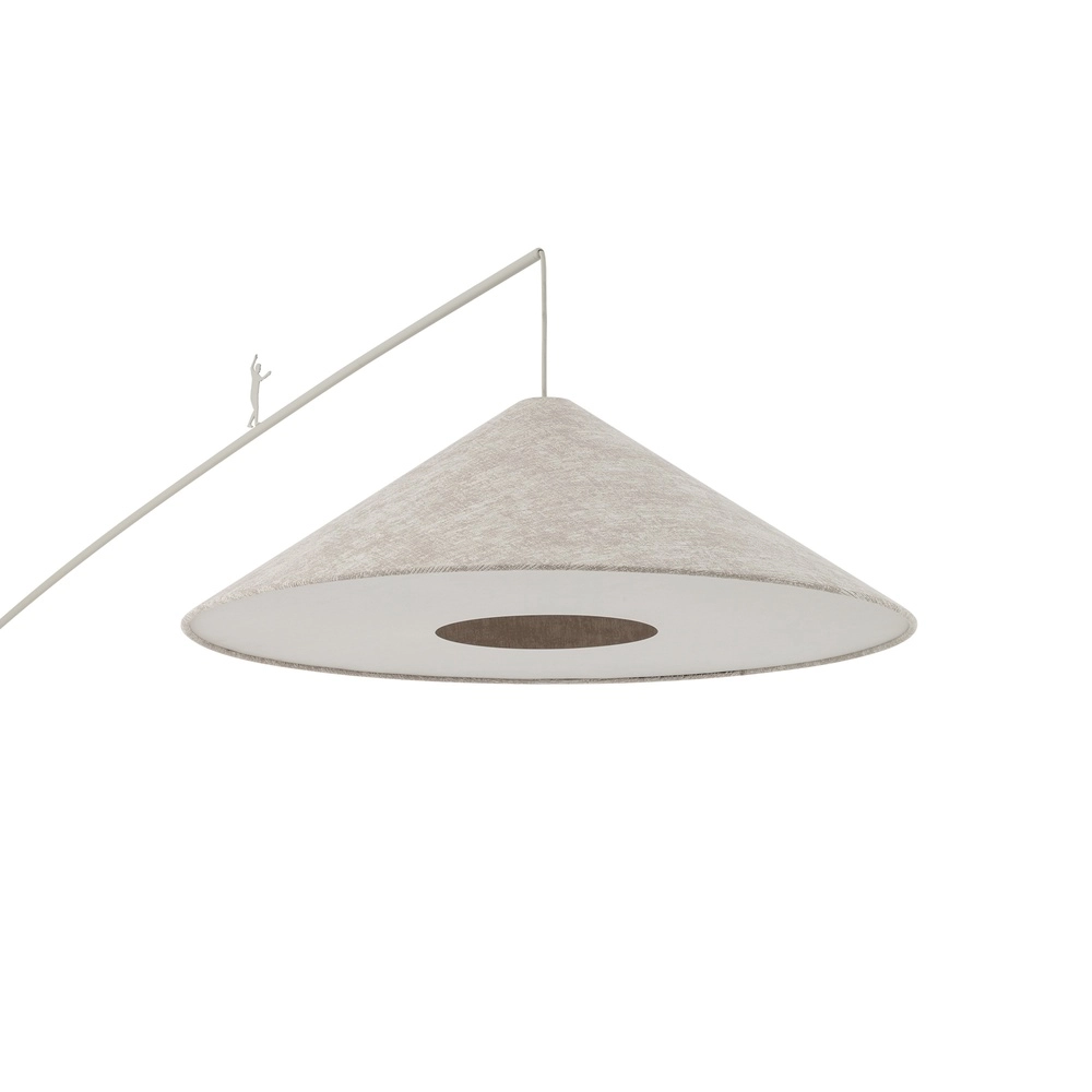 Vloerlamp Poise zand bruin Ø 72cm Lyora 5903139116862