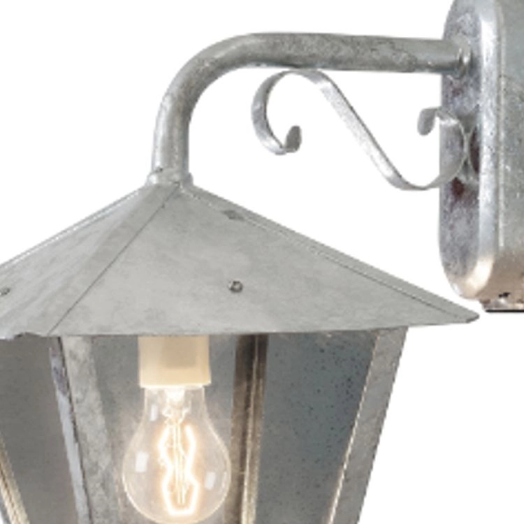 Landelijke buitenlamp Benu Down zinkgrijs KonstSmide 7318304353207