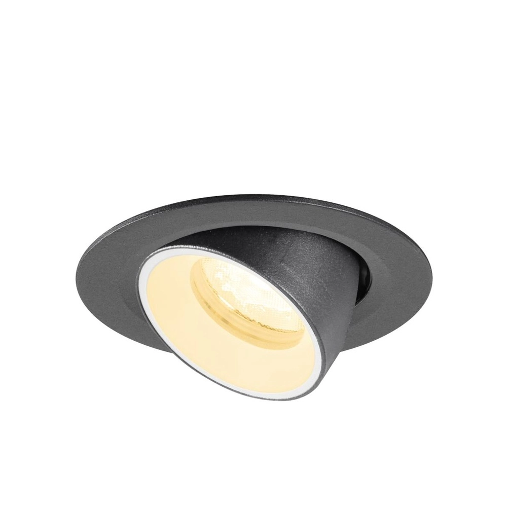 Inbouwspot Numinos Gimble XS zwart/wit 3000K - 40gr SLV 4024163307062