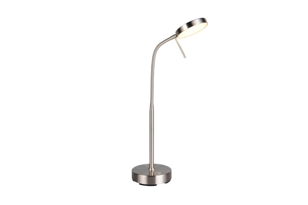 RVS bureaulamp Moreno oplaadbaar Trio 4017807618006