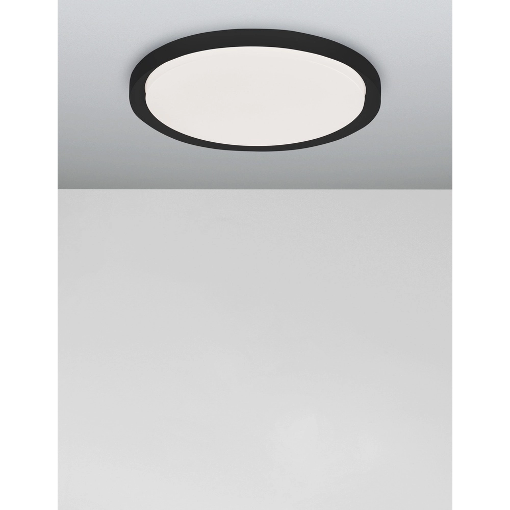 Plafonniere Troy zwart Ø 56cm Lyora 5212017425812