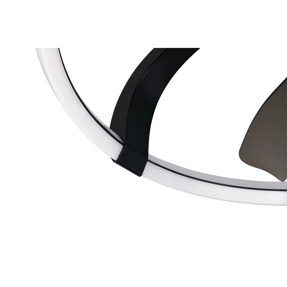 Smarthome ventilator Stockholm zwart Ø 73,5 Tuya Trio 4017807693133