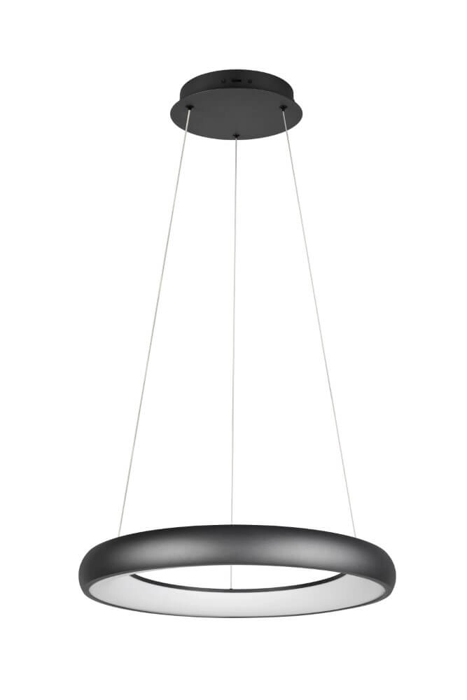 Led hanglamp Cardona zwart - Ø 60cm Trio 4017807613865