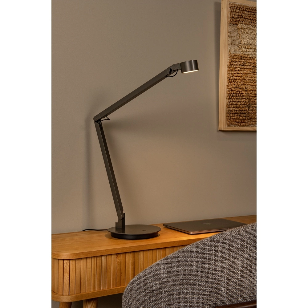 Bureaulamp Ogden antraciet Premium by Lucide 5411212560308