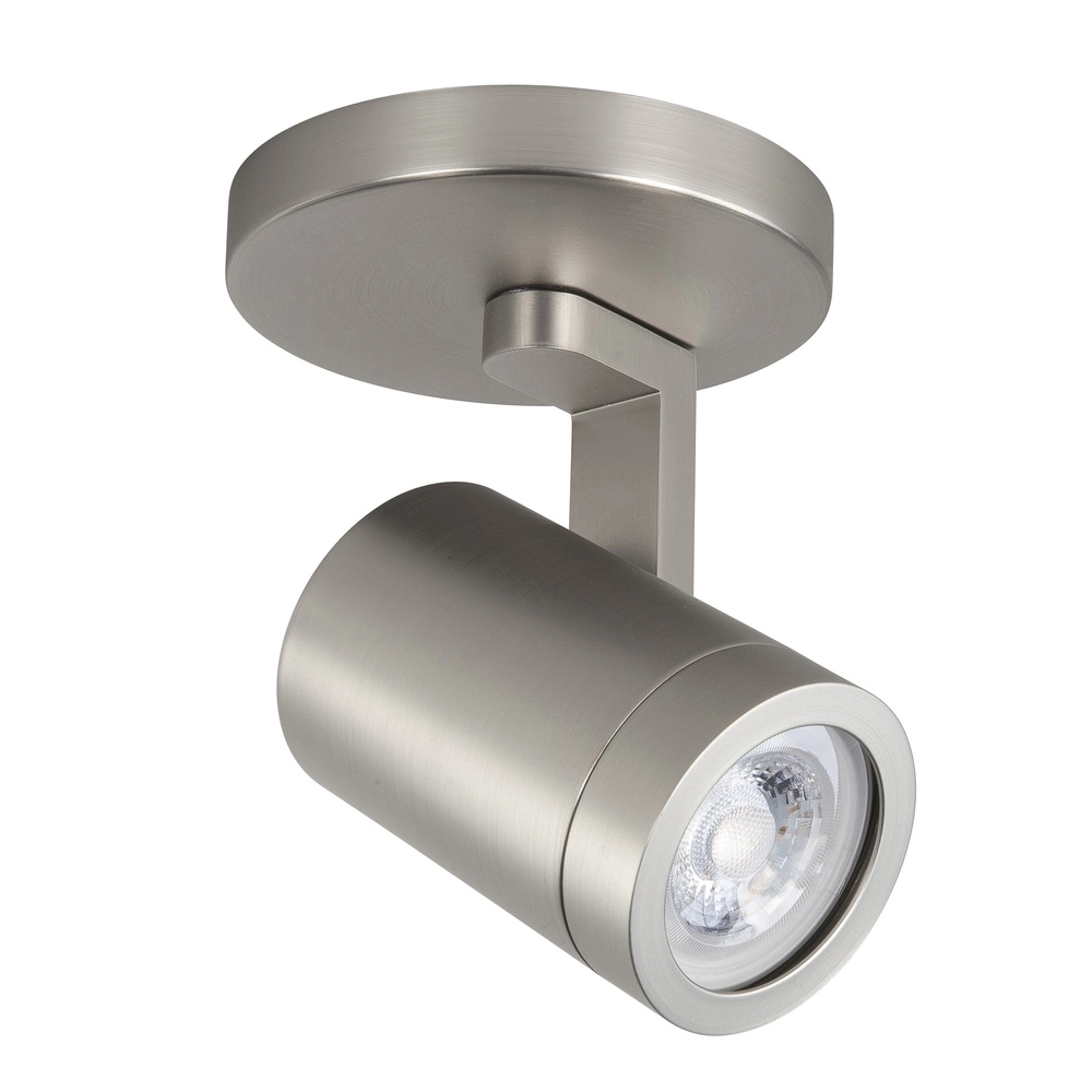 Opbouwspot Halo Spot nikkel enkel