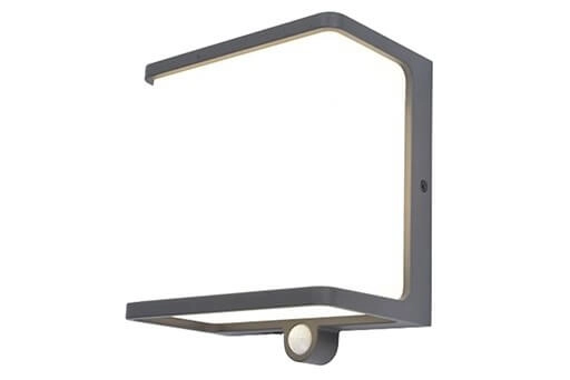 Design wandlamp Doblo solar vierkant