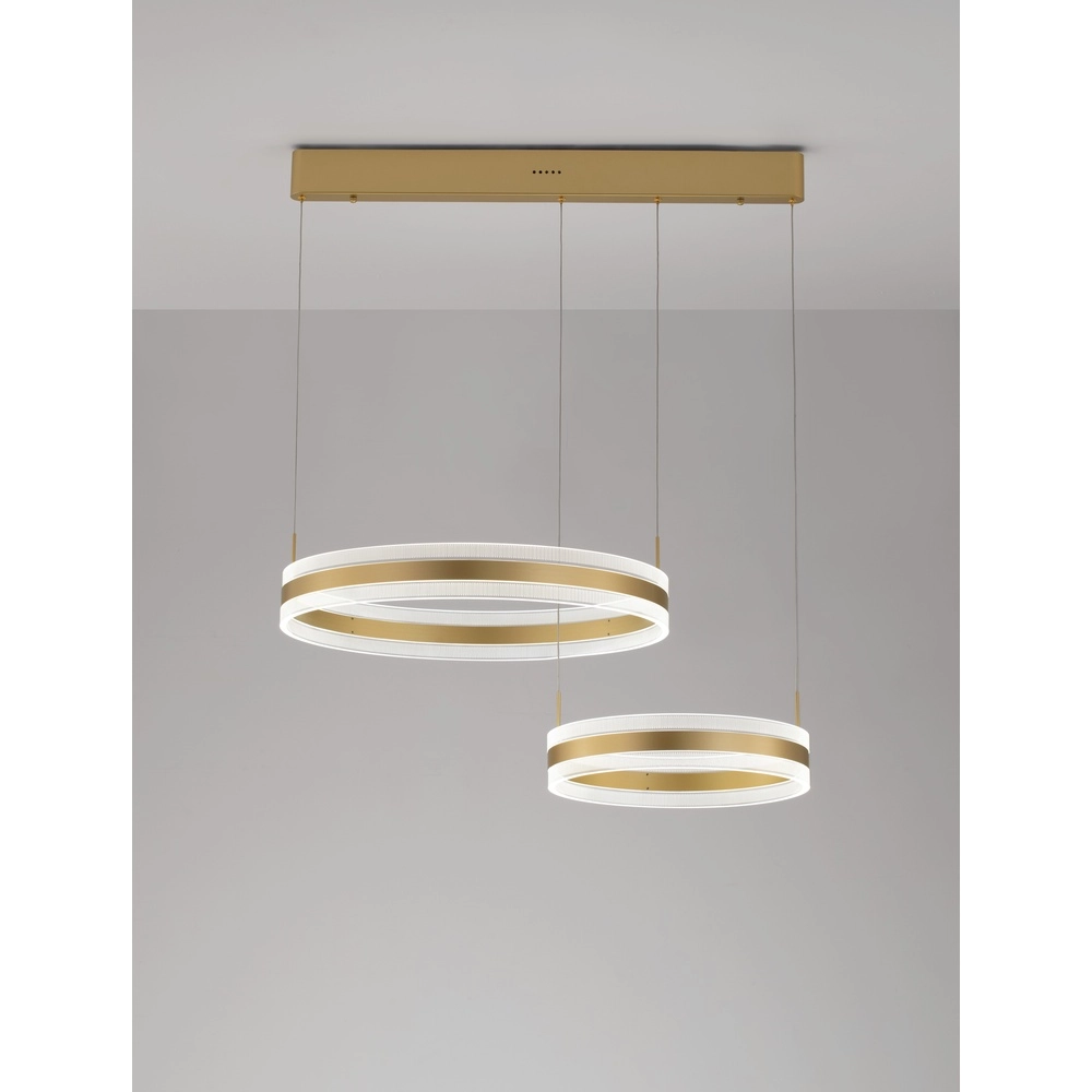 Hanglamp Agos goud design