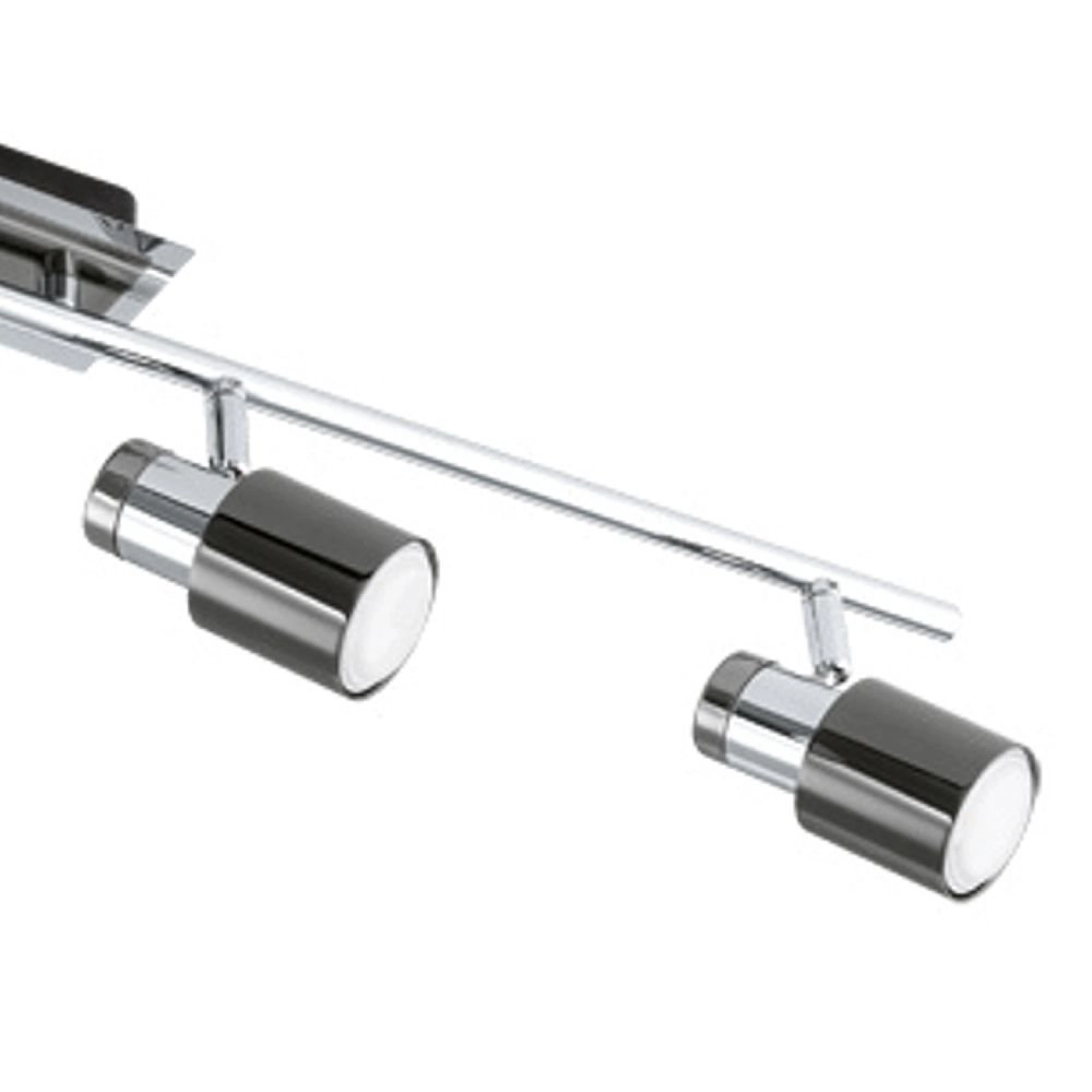 Spots GU10 Davida 4-lichts nikkel zwart Eglo 9002759308353