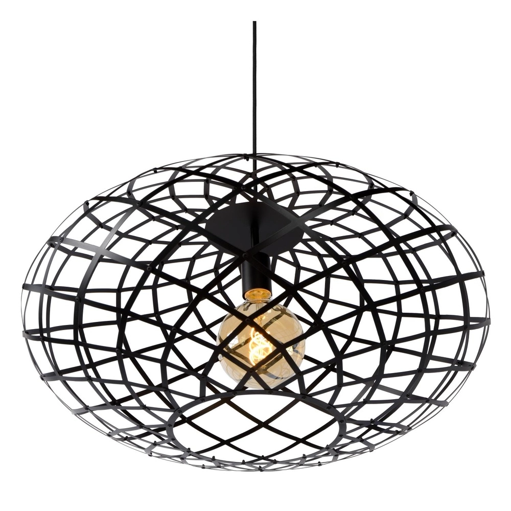 Hanglamp Wolfram Ø 65cm zwart Lucide 5411212211019