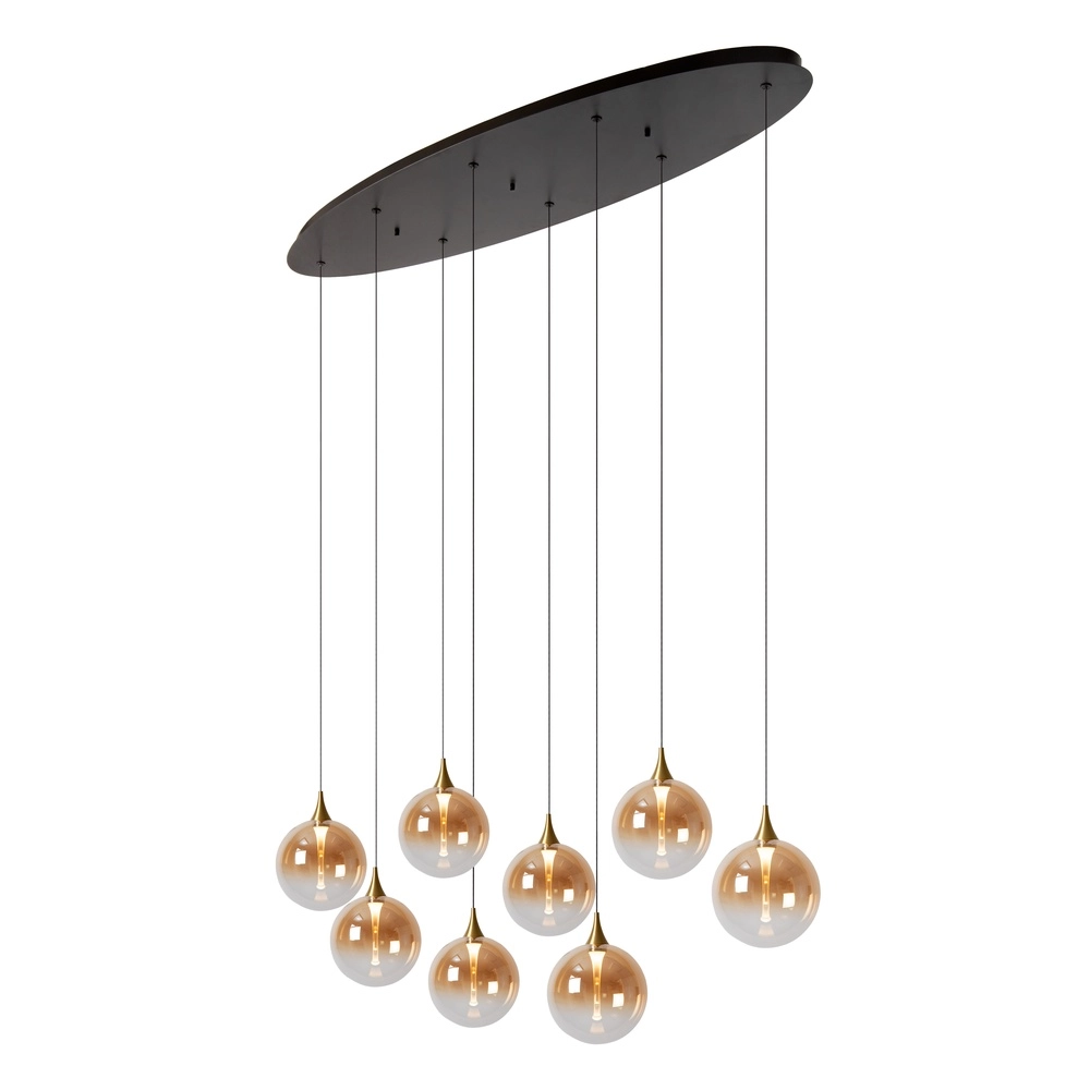 Design led hanglamp Gisela fading - 8x Ø 16cm Premium by Lucide 5411212134837