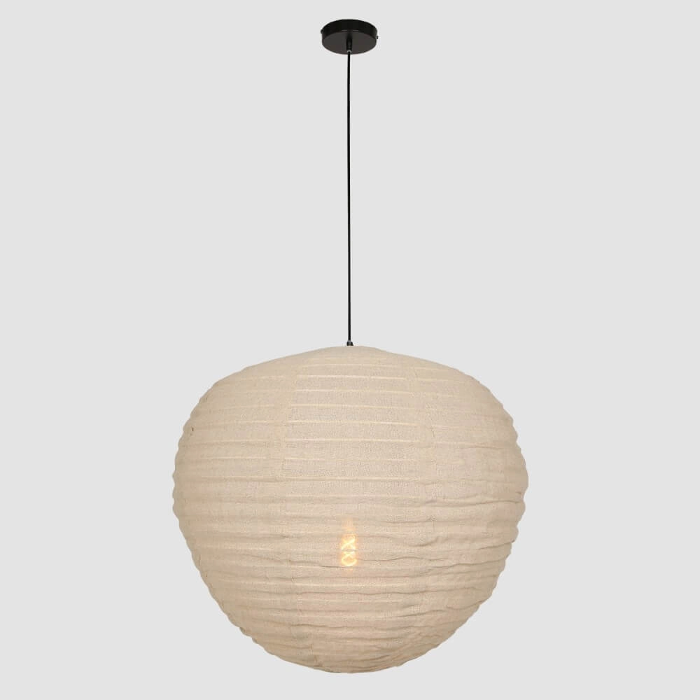 Hanglamp Bangalore Ø 70cm zwart met lichtbruin Steinhauer 8712746127935