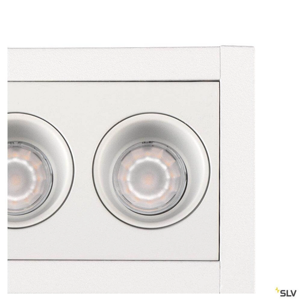 Led inbouwlamp Milandos 4-lichts 4x130 lumen wit SLV 4024163254861