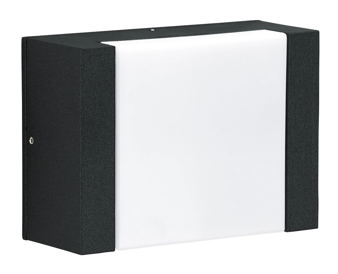 Led wand buitenverlichting Padestal zwart