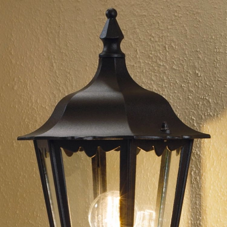 Buitenlamp Firenze met bewegingsmelder zwart KonstSmide 7318307236750