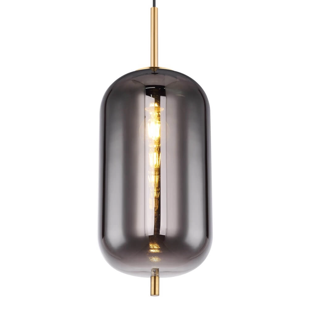 Gouden hanglamp Blacky I enkel Ø 22cm Globo 9007371425037