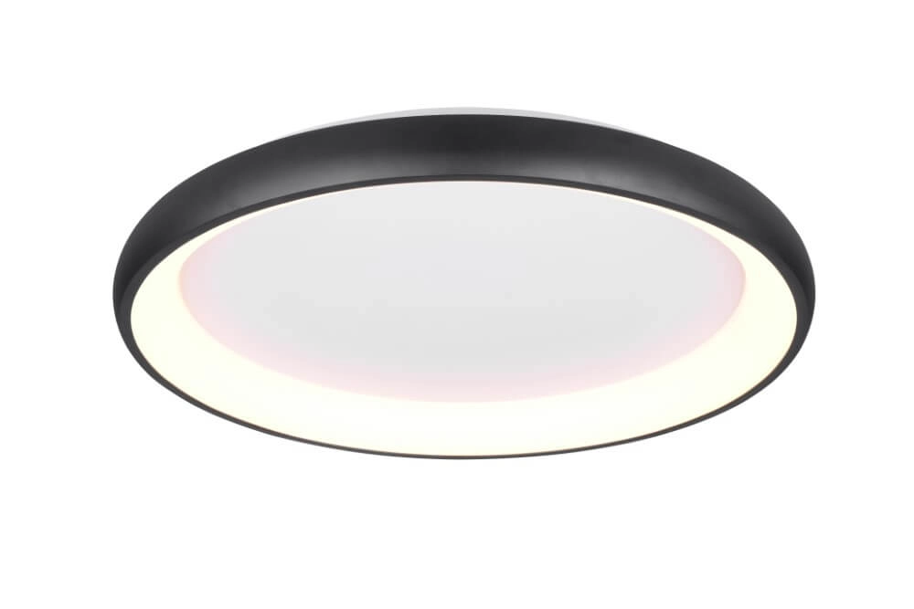 Led plafondlamp Cardona zwart - Ø 75cm Trio 4017807613940