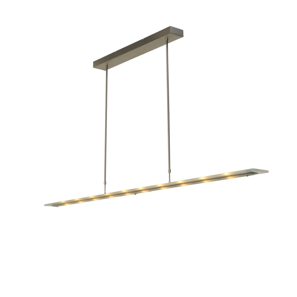 Hanglamp eettafel - kantoor Vigo 170cm nikkel mat Masterlight 8718121181103
