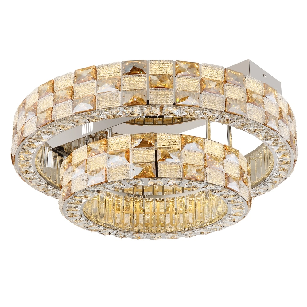 Plafondlamp Lidia Ø 61cm chroom Globo 9007371583096