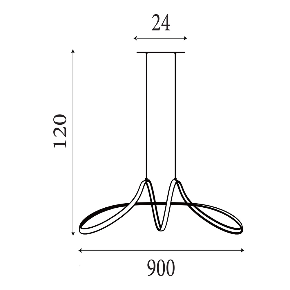 Hanglamp Maisie grijs Searchlight 5053423302249