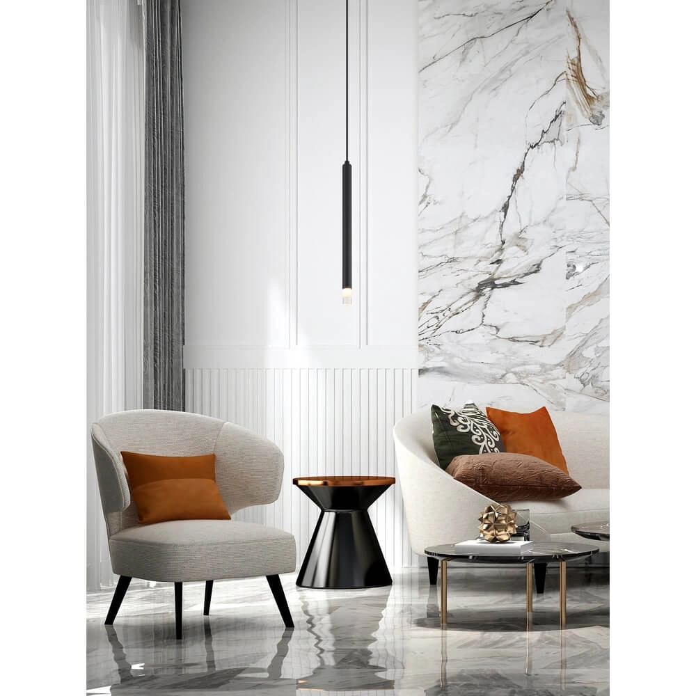 Design hanglamp Ryan enkel zwart Globo 9007371474288