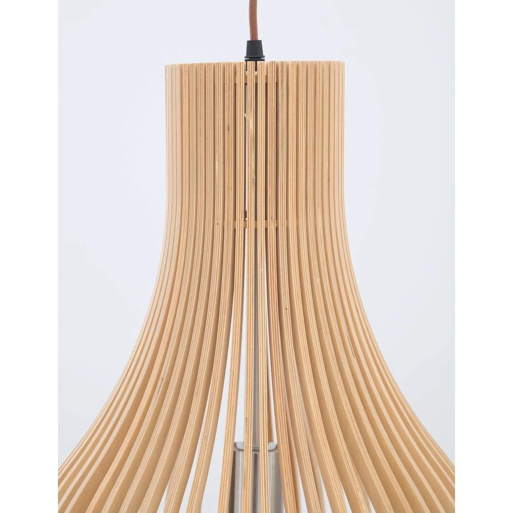 Modern pendant lamp Soho wood Ø 38cm Lyora 5212017424938