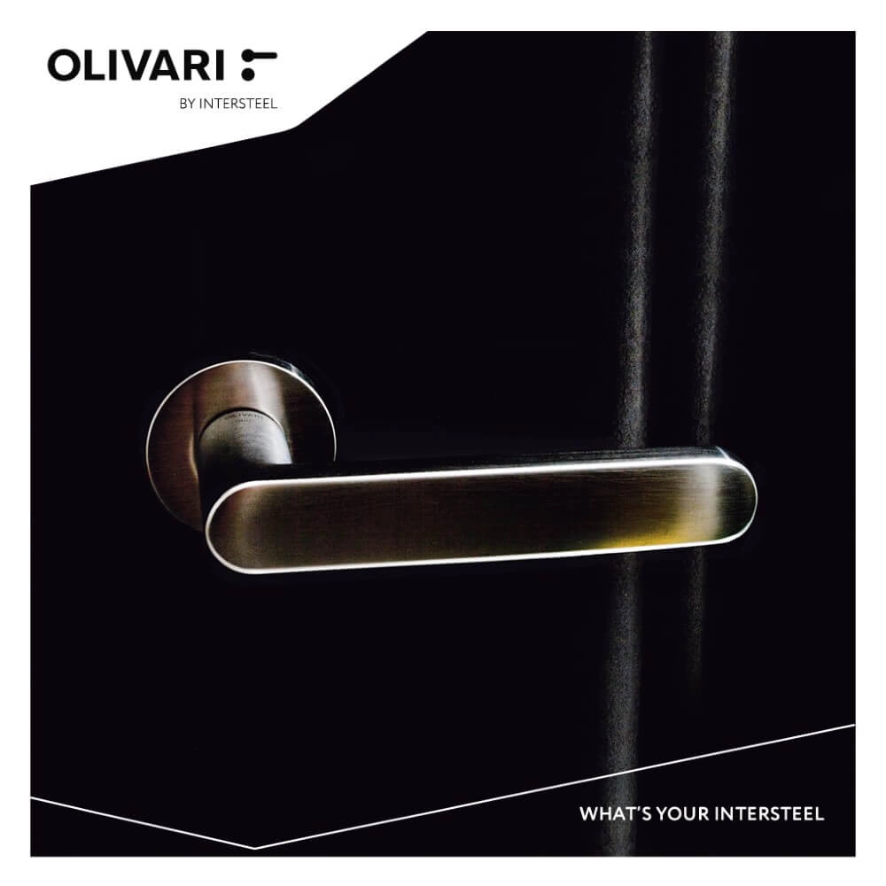 Design deurklink Link mat RVS Olivari 8714186477946