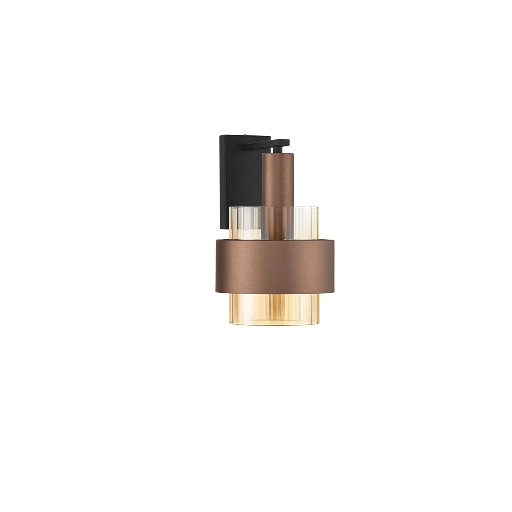 Moderne wandlamp Serena koffie bruin Lyora 5212063501201