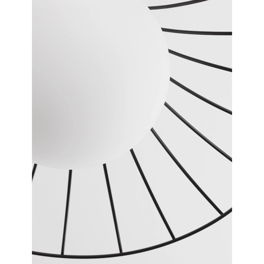 Zwarte hanglamp Fly Ø 36cm Lyora 5212017436221