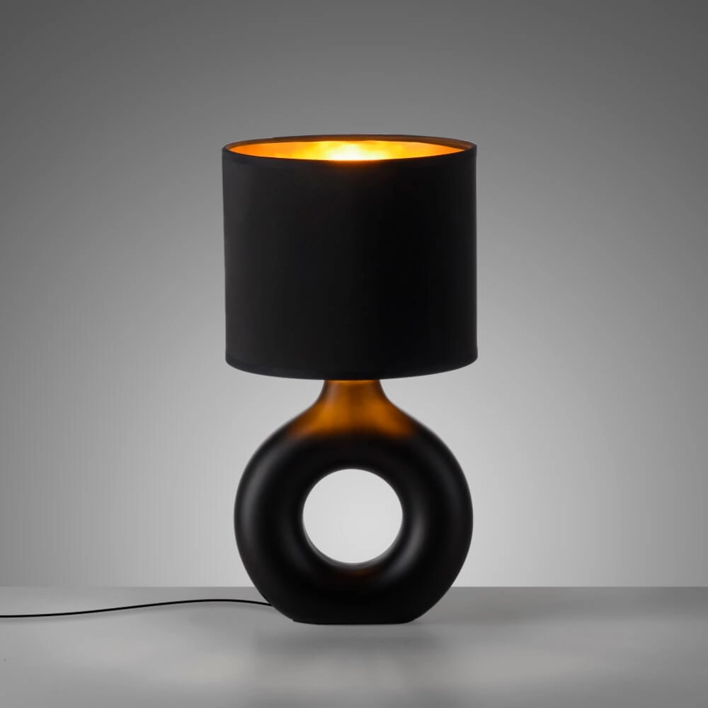 Tafellamp Carara zwart Just Light 4043689004842