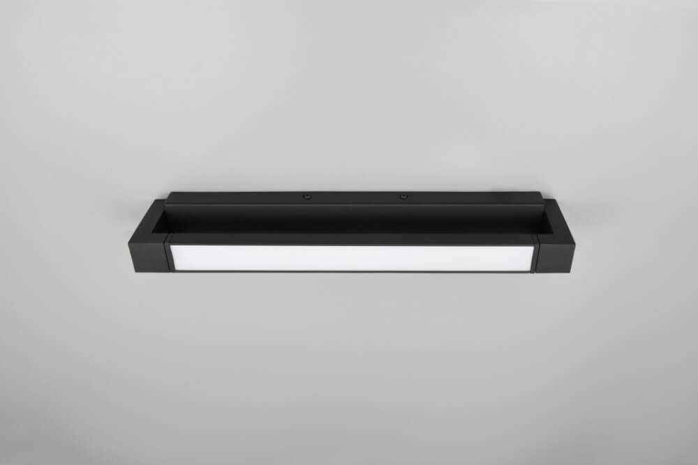 Led spiegellamp Fabrizio 50cm - zwart Trio 4017807616781