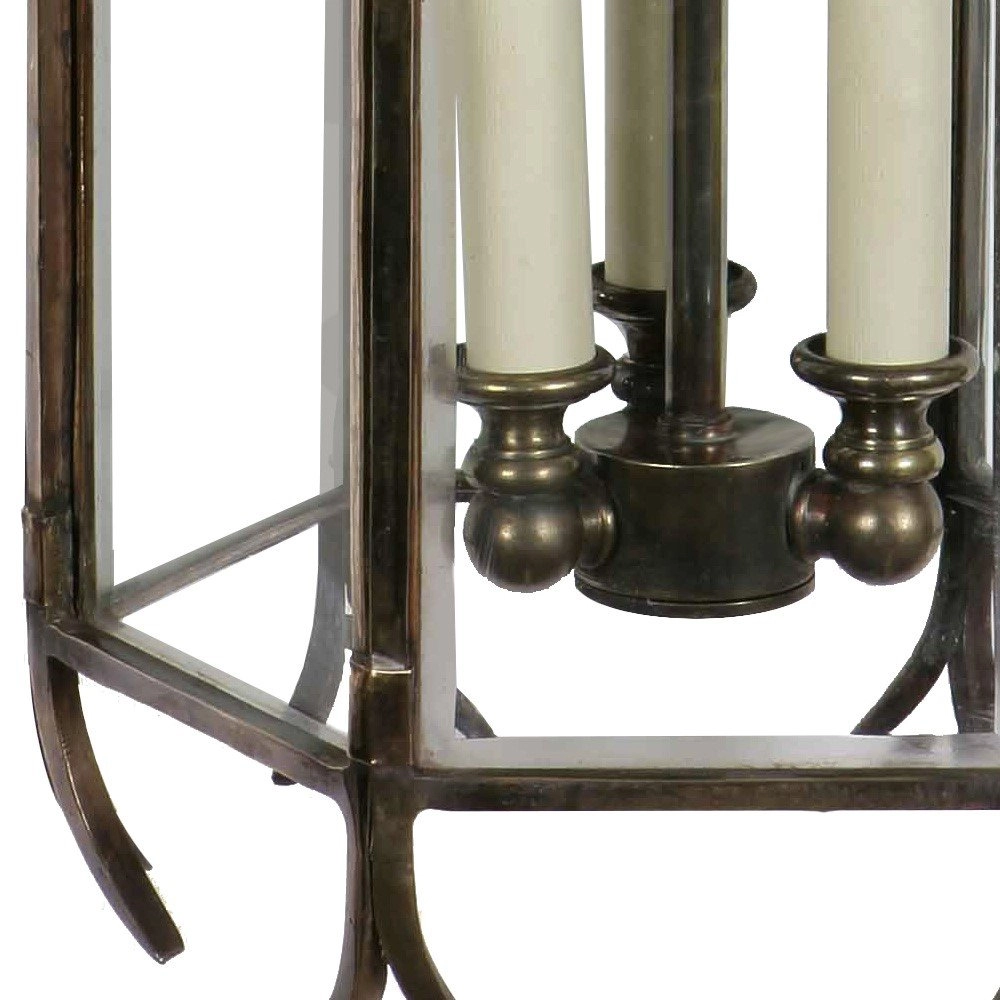 Antieke hanglamp Gothic 3-lichts - antiek koper (ANT) Limehouse