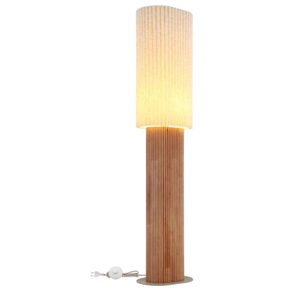 Unieke vloerlamp Jannie bruin Globo 9007371592906