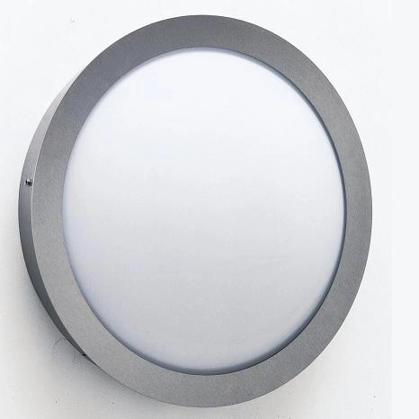 Moderne RVS buitenlamp Rondo 28cm Albert 4007235961744