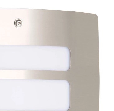 RVS muurlamp Todd met bewegingssensor Brilliant 4004353078521
