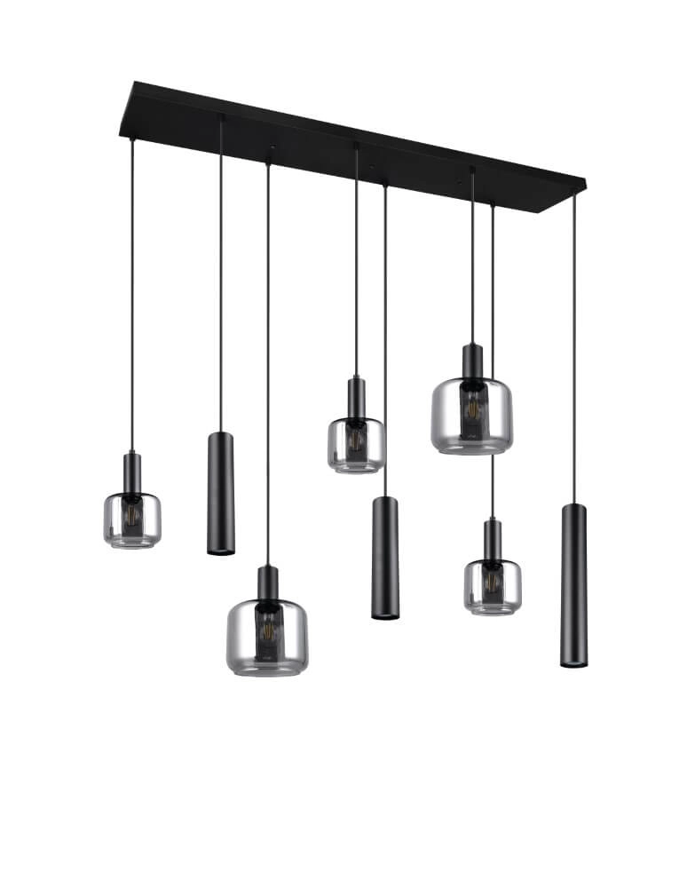 Eettafel hanglamp Mataro met pendels Trio 4017807612929