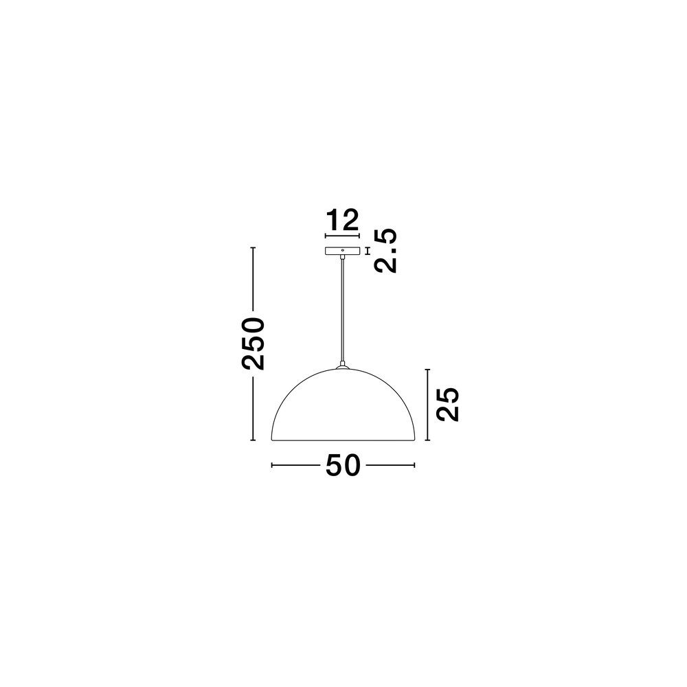 Hanglamp Starla wit Ø 50cm Lyora 5212017460837
